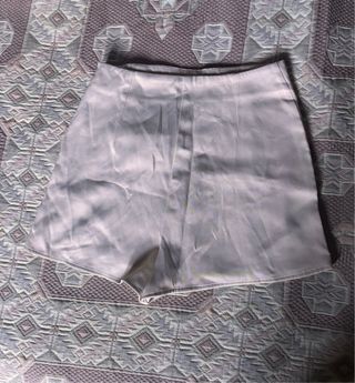 Falda pantalón Zara beige