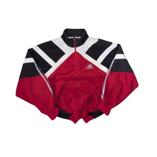 Chaqueta Adidas Vintage 90s Roja Negra