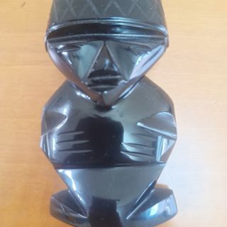 Estatua Onix Negro Estilo Azteca