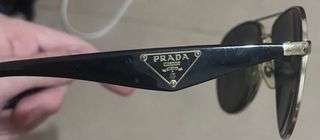 Gafas de sol original Prada Hombre Negras