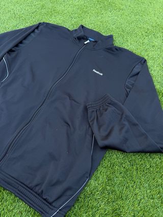 Reebok Vintage Black Track Jacket – Size L