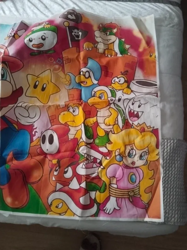 Telón Super Mario Bros Cumpleaños