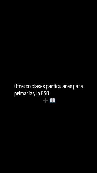 Clases particulares