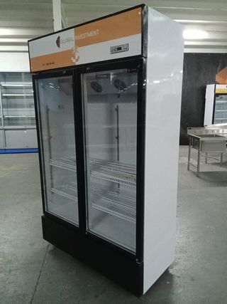 Nevera de bebidas 2 puertas