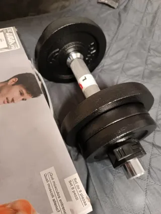 Mancuernas 10 kg (2 unidades) con discos