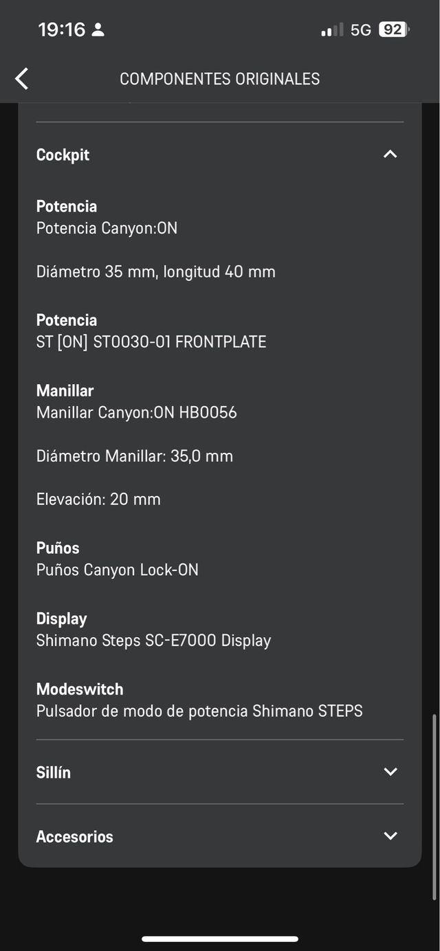 Bicicleta Eléctrica Enduro Canyon Torque ON 9