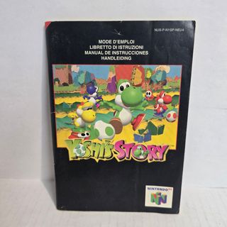 Yoshi's Story Nintendo 64 Manual y Cartucho