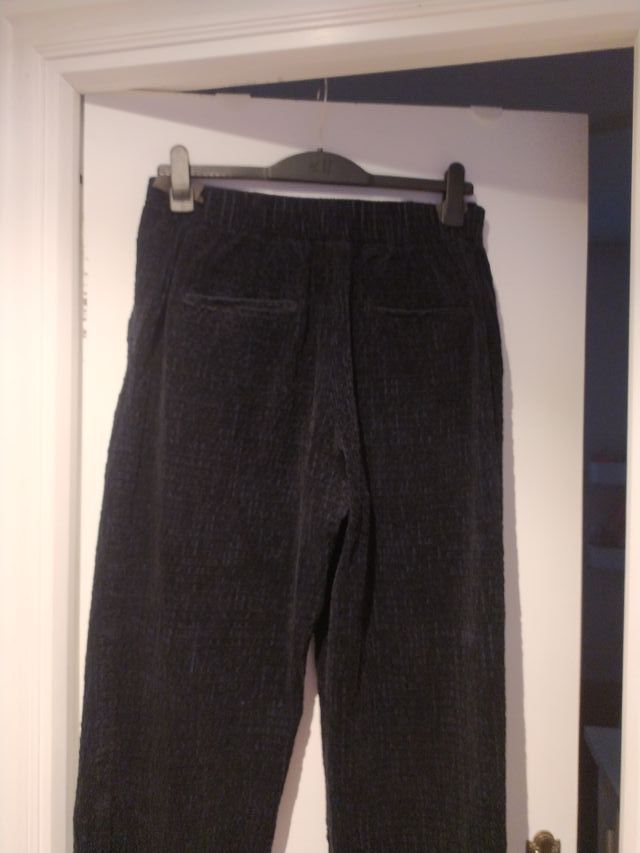 Pantalón Bimba y Lola Pana Algodón AZUL NEGRO