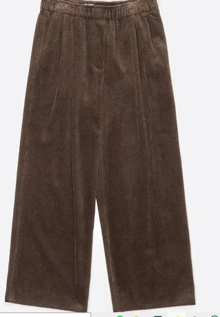 Pantalón Bimba y Lola Pana Algodón AZUL NEGRO
