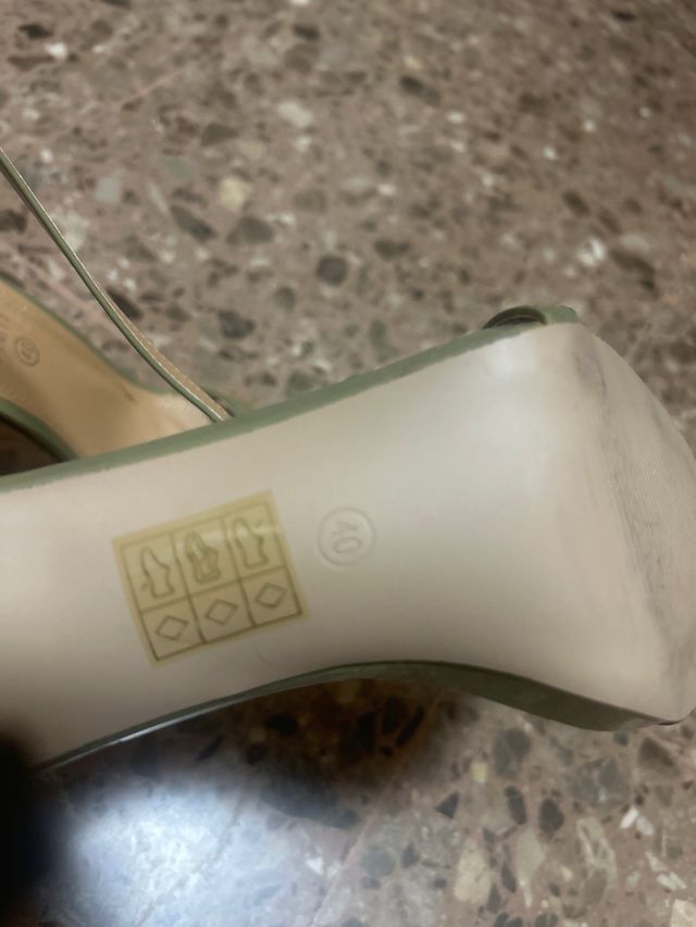 Zapatos de tacón Marypaz verde talla 40