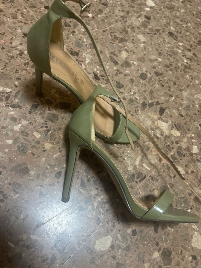Zapatos de tacón Marypaz verde talla 40