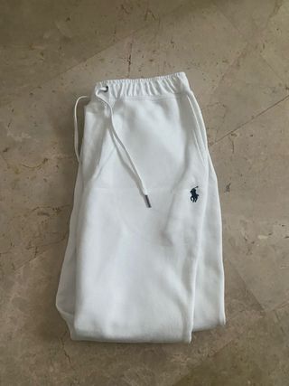 Pantalón chándal Polo Ralph Lauren blanco