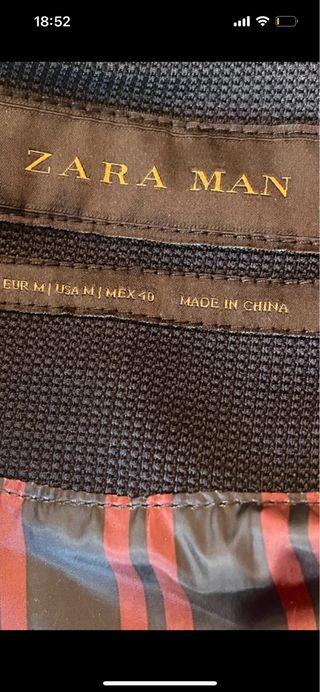 Cazadora Zara Man Talla M
