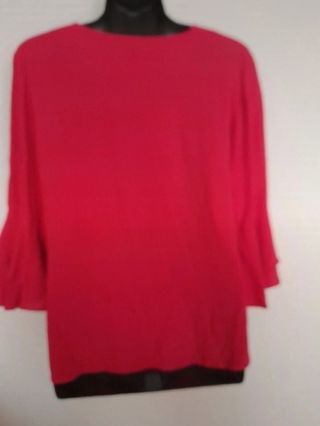 Blusa Zara Roja Talla M Nueva