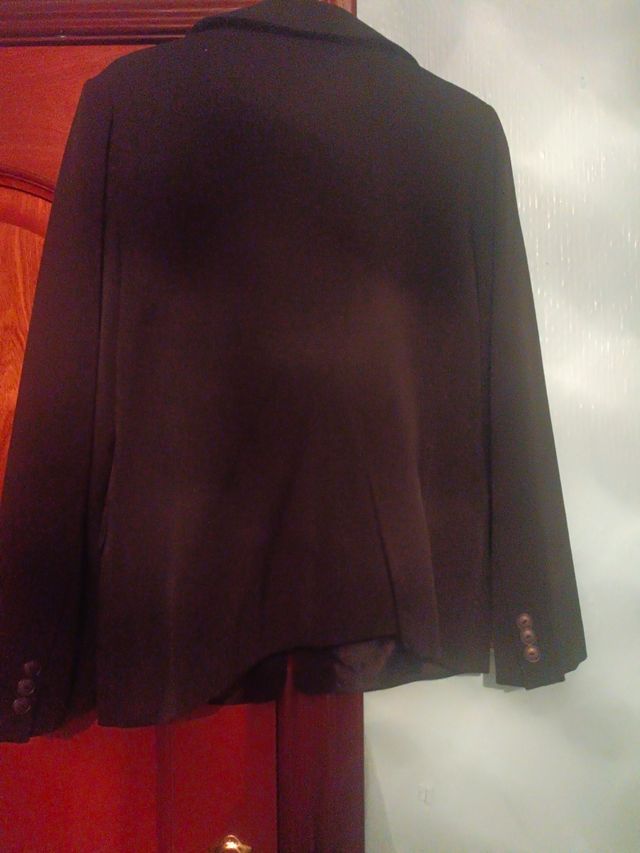 Traje de chaqueta negro mujer