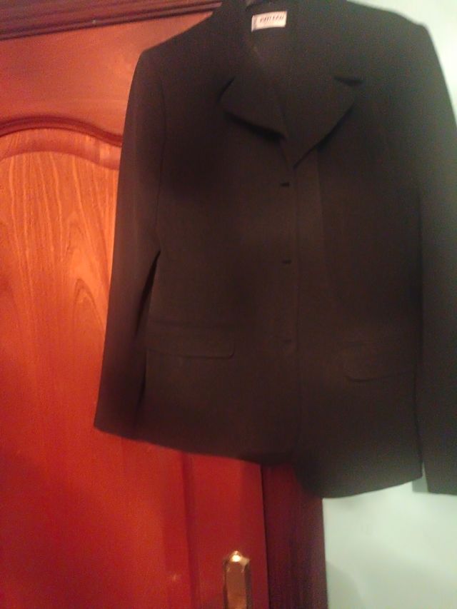 Traje de chaqueta negro mujer