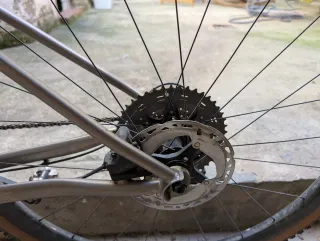 Bicicleta Gravel Titanio talla S