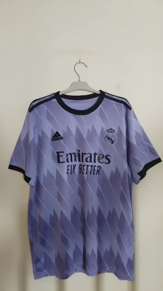 Camiseta Real Madrid 22/23 Adidas Morada cópia