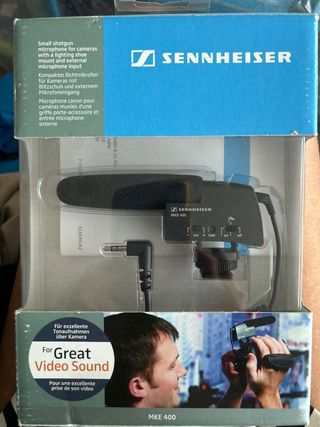 Micrófono Sennheiser MKE 400 Negro