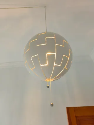 Lámpara colgante esférica Ikea