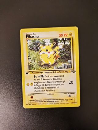 Carte Pokémon Pikachu Base 60/64