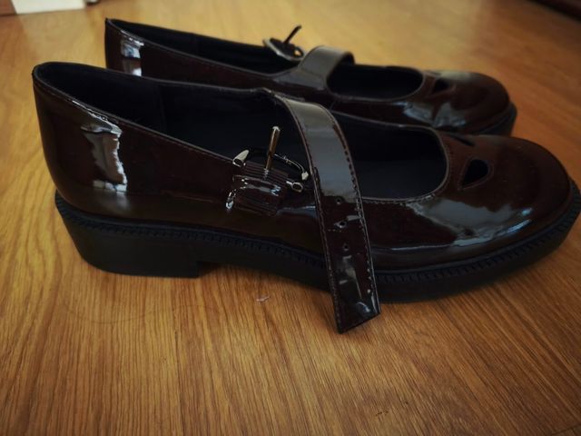 Zapatos Zara Marrones Talla 38