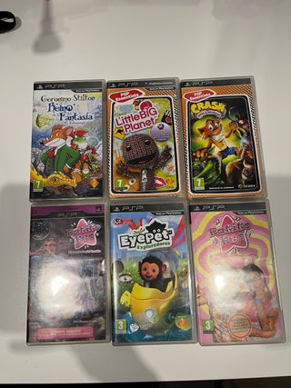 Pacchetto 6 giochi per PSP