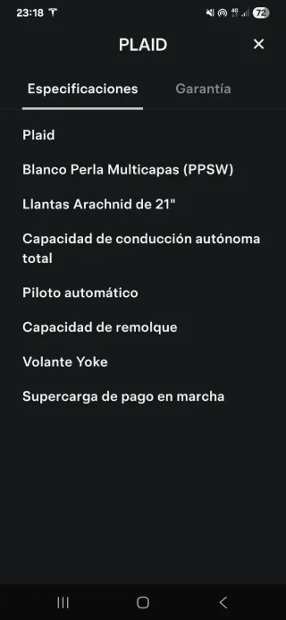 Tesla model S Plaid 2023 HW4