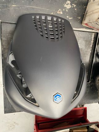 Frontal Piaggio Zip 4T gris