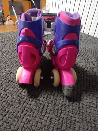 Patines Oxelo rosas y morados