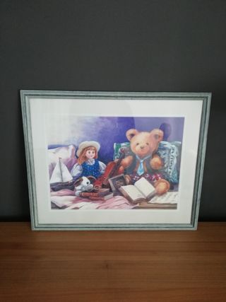 Cuadro Osito 54x44 cm