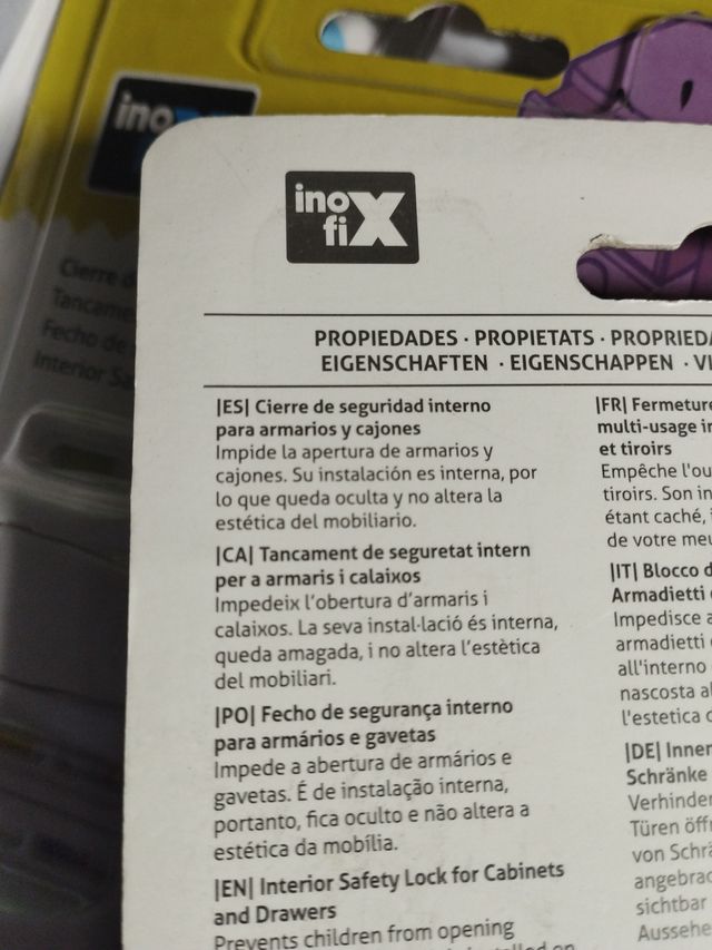 6 packs Cierres seguridad infantil muebles interio