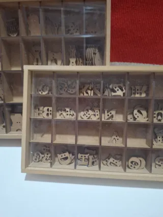 Adornos de madera para manualidades