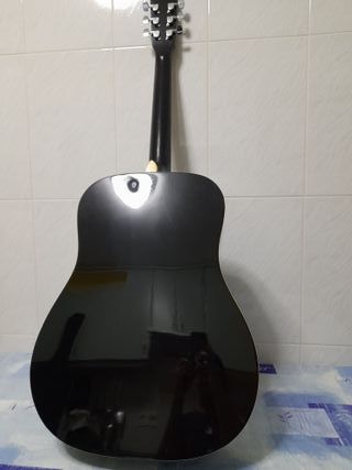 Guitarra Acústica Negra Academy