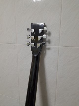 Guitarra Acústica Negra Academy