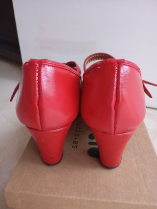Zapatos Flamenca Rojos
