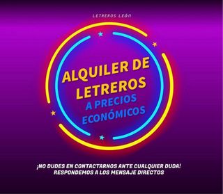 Neones luminosos personalizados