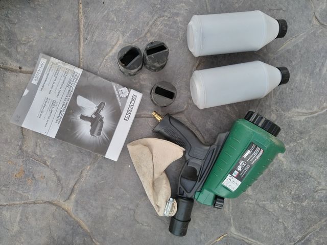 Pistola chorro arena Parkside PDSP 1000 B2