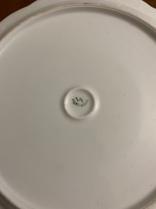 Plato porcelana Vista Alegre Portugal