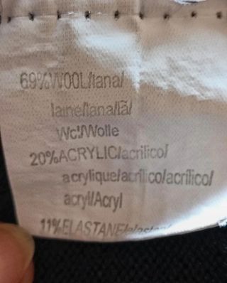 Maglione nero con perline Taglia XL/XXL