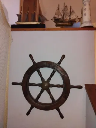 Lote de 10 barcos decorativos