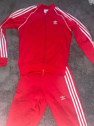 Conjunto Adidas Rojo Original