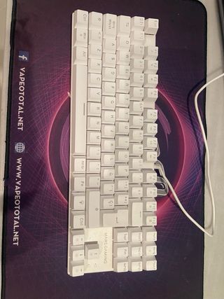Teclado Gaming Mars Gaming Blanco RGB