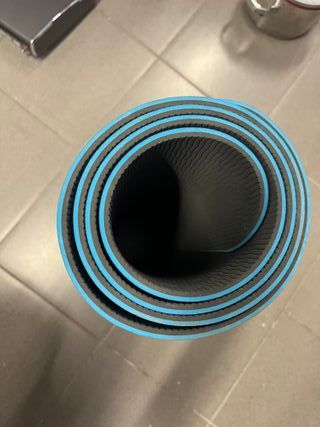 Esterilla Pilates Yoga Gym Azul
