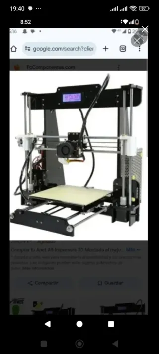 Impresora 3D Anet Montada