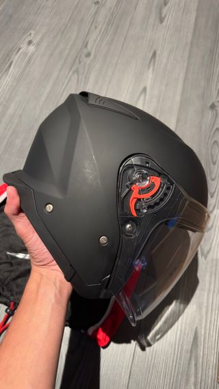 Casco Moto Negro SMK