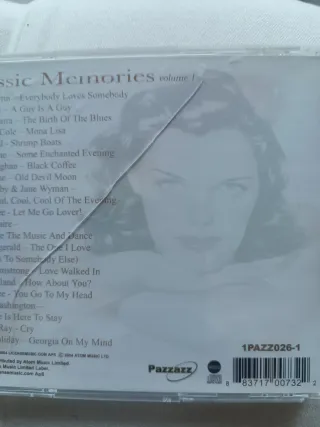 Classic Memories Vol. 1 CD y Vol 2 1 CD