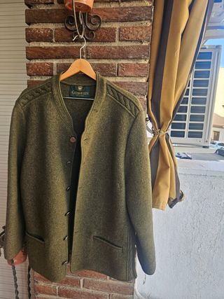 Abrigo Loden Austriaco Verde Talla 50-52