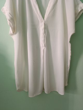 Camiseta beige H&M - talla S