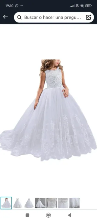 Vestido Princesa Blanco